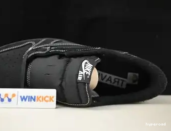 Hyperoad (with TRAVIS accessories) 1 BLACK AIR LOW OG SCOTT JORDAN X  BLACK 0623